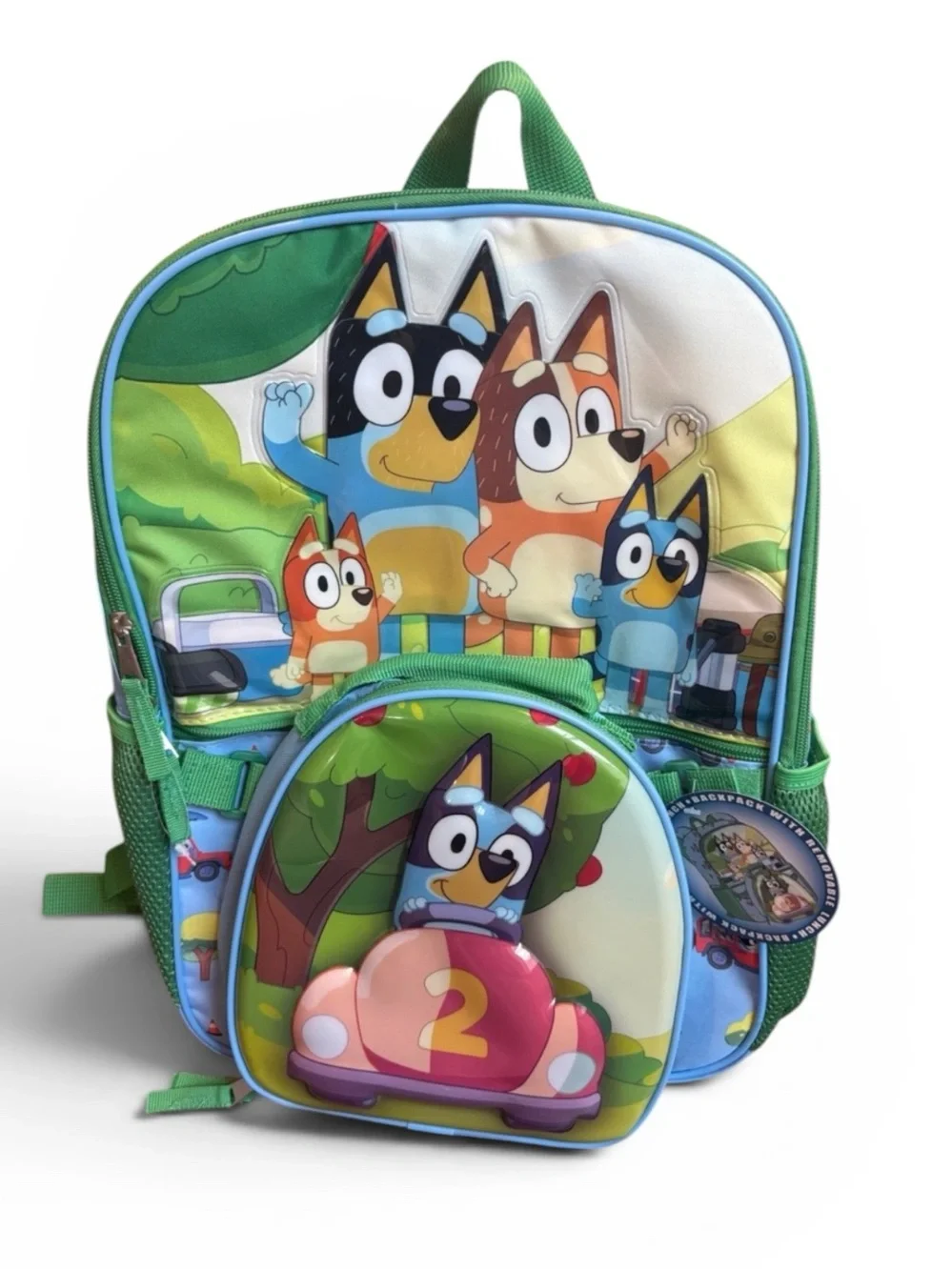 Bluey Family Trip 2-Piece Backpack Set 17” Backpack & Lunch Bag NWT